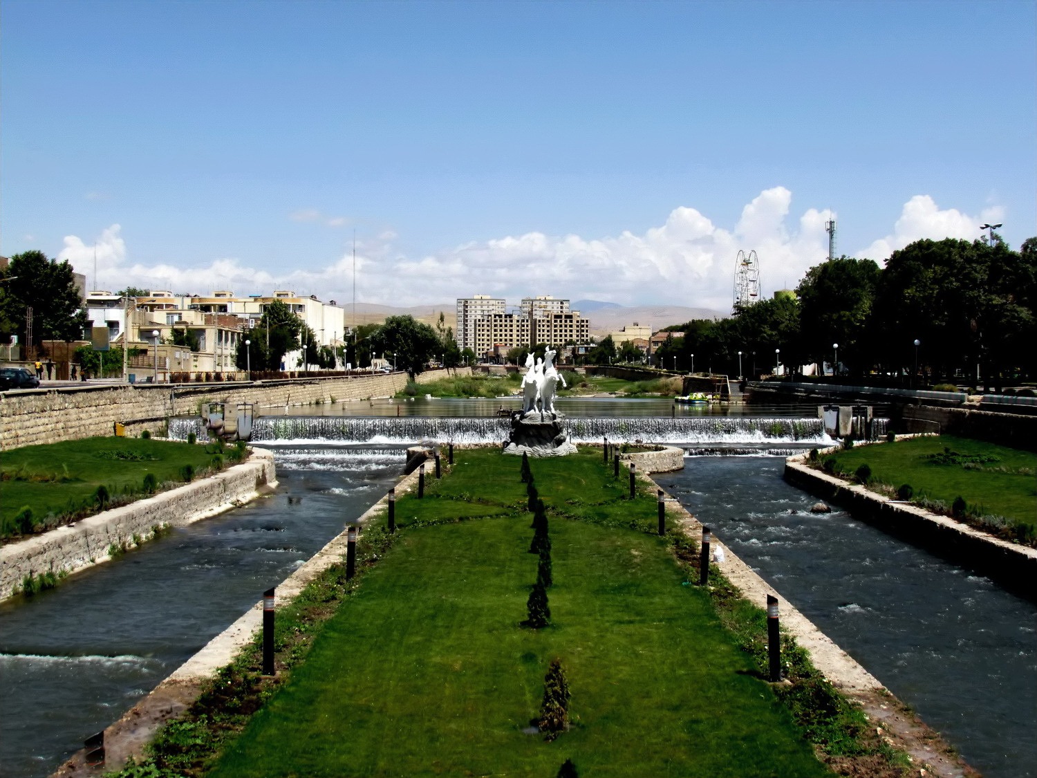 صوفی‌چای؛ مسیر سلامت و ورزش‌های آبی در قلب مراغه