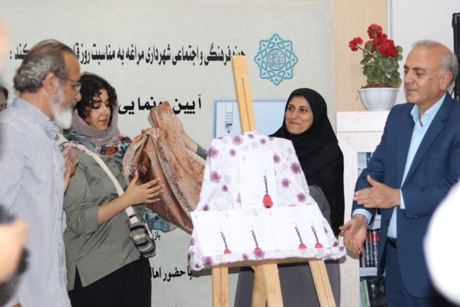 کتاب نمایشنامه مجسمه در مراغه رونمایی شد