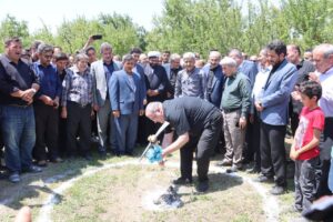 کلنگ‌زنی مدرسه جدید در شلیلوند؛ گامی مهم در راستای توسعه آموزش