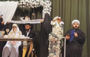 ۲۴ زوج جوان در جشنی باشکوه پیمان ازدواج بستند