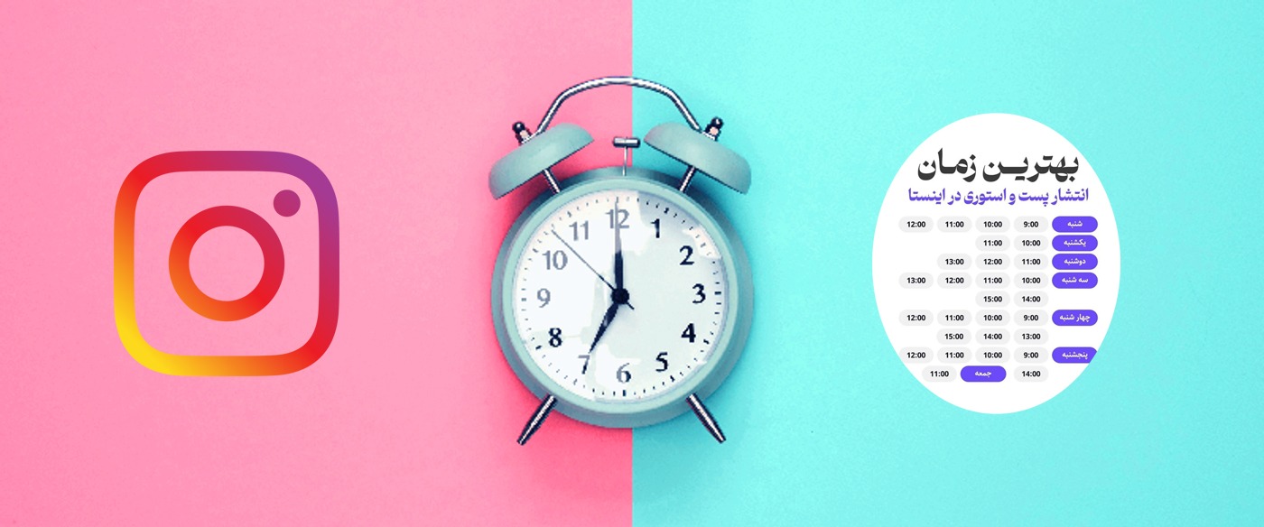 بهترین زمان برای پست گذاشتن در اینستاگرام در ایران