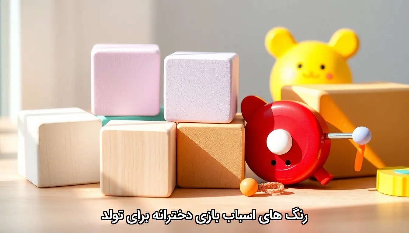 رنگ های اسباب بازی دخترانه برای تولد 