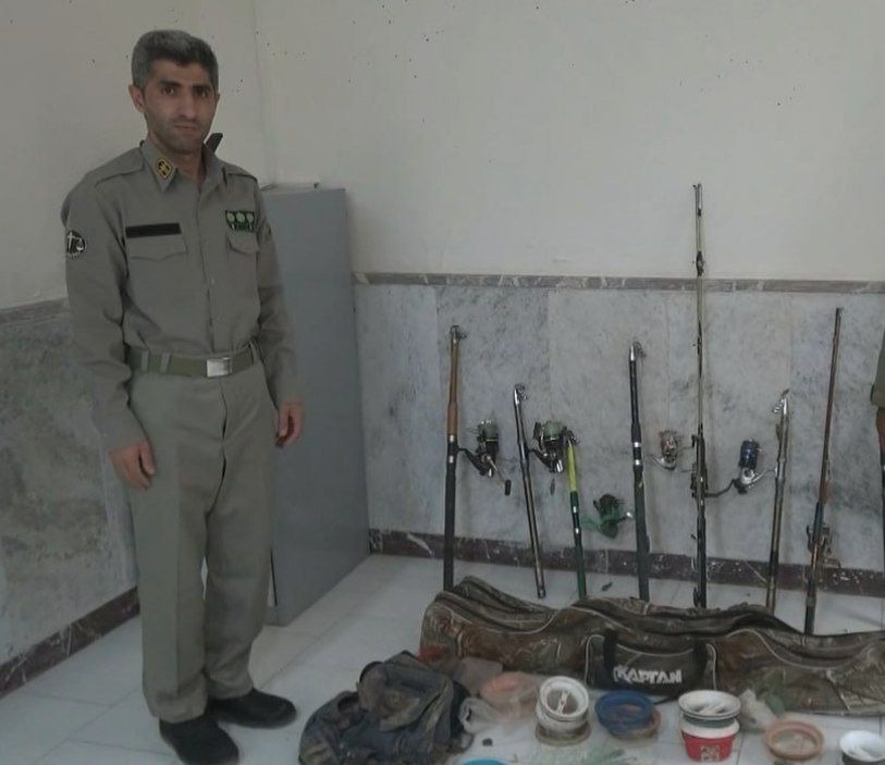 دستگیری متخلفان صید غیرمجاز در سد سهند