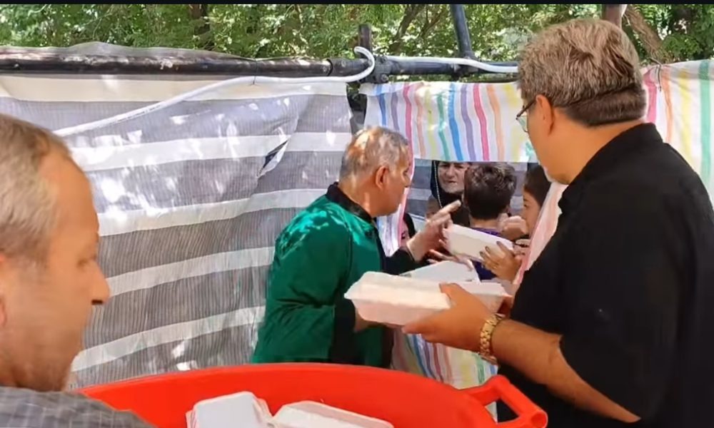 خیمه باب‌الحوایج مراغه؛ جلوه‌ای از شور حسینی و خدمت عاشقانه