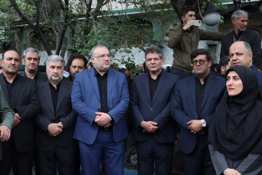 حضور شهردار و اعضای شورای شهر مراغه در آیین تشییع شهدای خدمت در تبریز