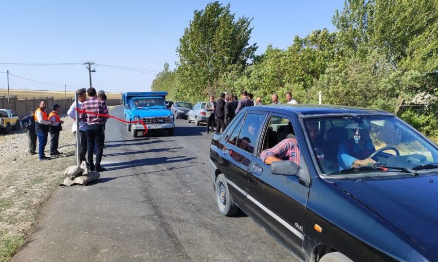 بهره‌برداری از پنج طرح عمرانی راه‌های روستایی مراغه در سومین روز هفته دولت