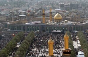 مراسم بدرقه خادمان اربعین شهدای مراغه به مقصد کربلا