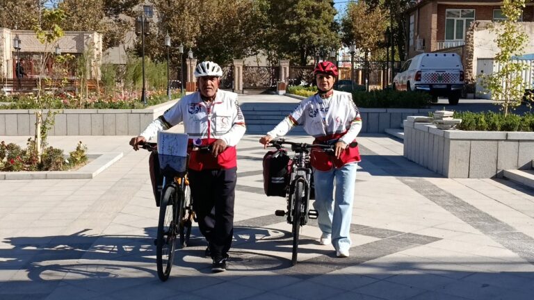 سفر ماجراجویانه؛ رکاب‌زنی زوج مراغه‌ای تا اردبیل