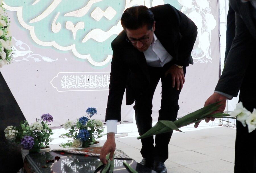 حضور سرپرست جدید دانشگاه مراغه در نخستین روز کاری با ادای احترام به شهید گمنام