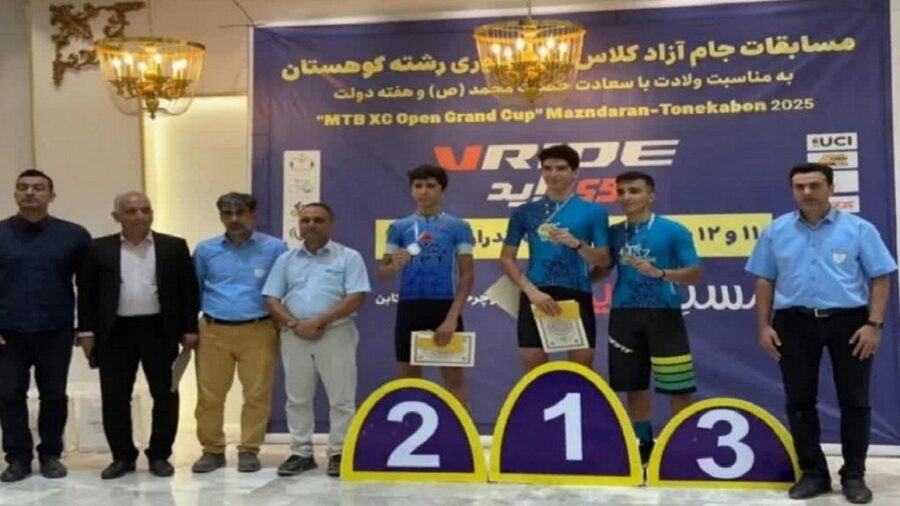 حضور پرقدرت دوچرخه‌سوار مراغه‌ای در مسابقات کشوری کوهستان