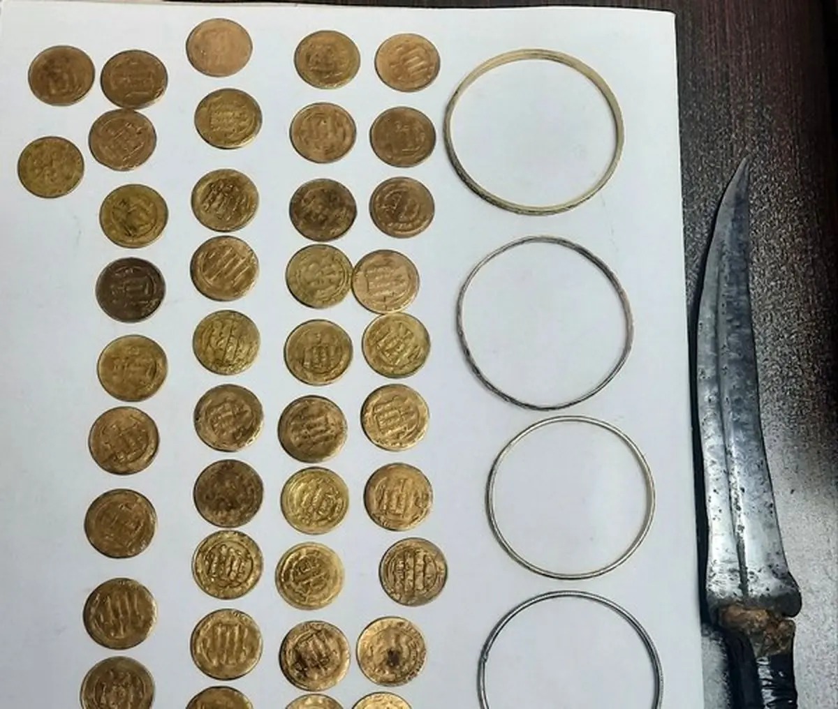 کشف ۵۴ قطعه سکه و طلای قدیمی تقلبی در عملیات پلیس
