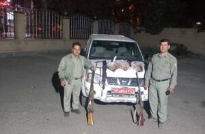 پلیس مراغه شکارچیان غیرمجاز در دامنه سهند را متوقف کرد