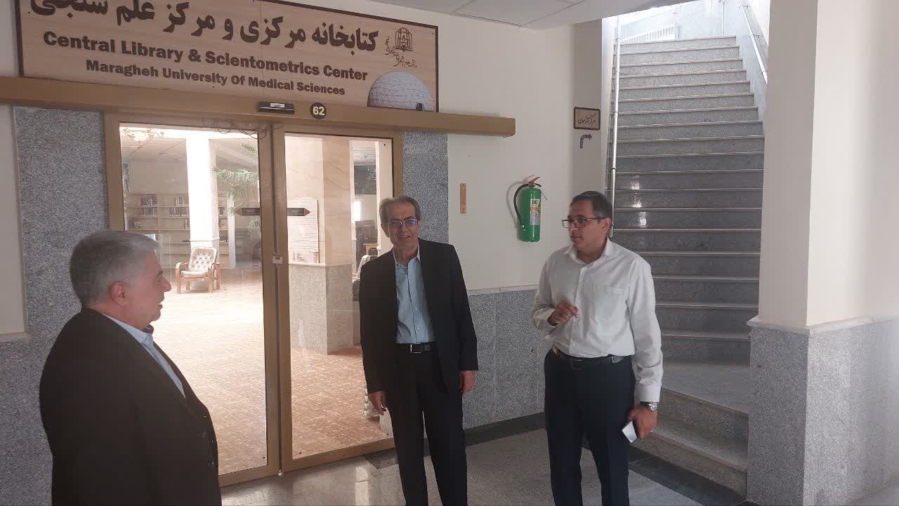 رئیس دانشکده علوم پزشکی مراغه از پروژه‌های عمرانی بازدید کرد