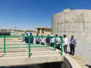 بازدید کارشناسان ملی از تصفیه‌خانه فاضلاب مراغه و انجام ارزیابی جامع