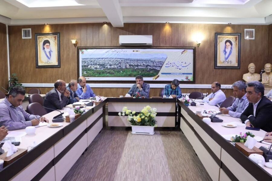 نشست کمیته عمرانی و خدمات شهری شهرداری مراغه برگزار شد
