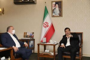 دیدار دکتر سید فرید موسوی با وزیر ورزش و جوانان