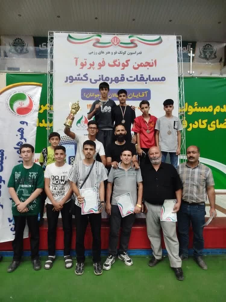 پرتوآکاران مراغه بر سکوی افتخار مسابقات کشوری اراک