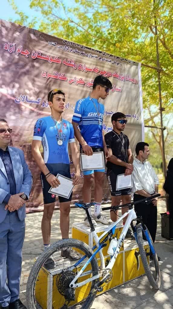درخشش دوچرخه‌سواران مراغه در کاپ آزاد کوهستان شمال‌غرب