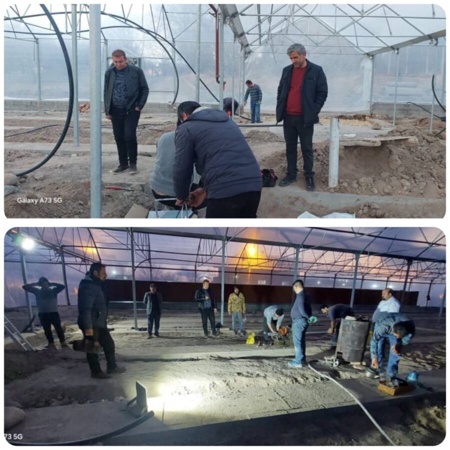 گلخانه مکانیزه شهرداری مراغه تا دهه فجر آماده بهره‌برداری می‌شود