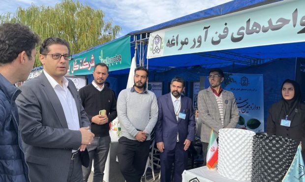 مراغه؛ مشارکت فعال مرکز رشد واحدهای فناور در دوازدهمین جشنواره سیب