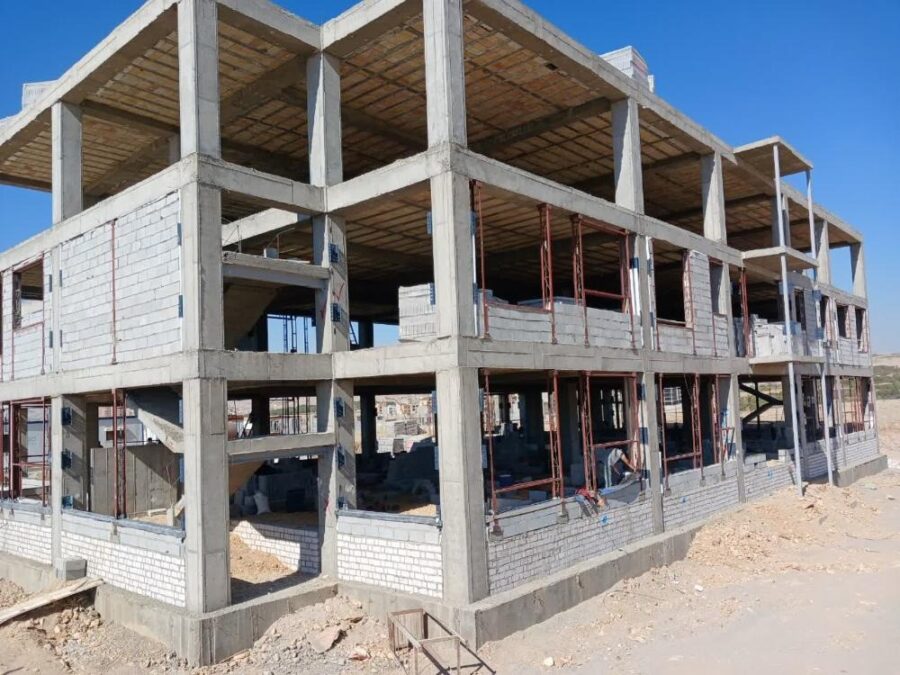 پیشرفت ۵۰ درصدی ساخت خوابگاه متأهلین دانشگاه مراغه