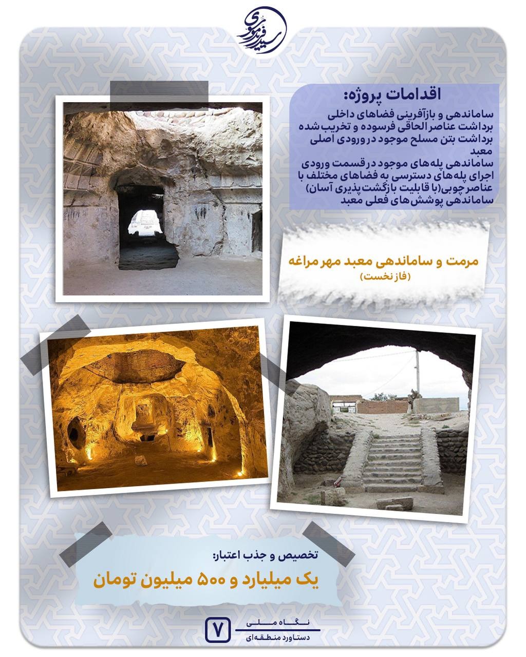 پروژه‌های مرمت و بازآفرینی میراث تاریخی مراغه کلید خورد