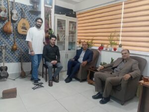 بازدید رئیس اداره فرهنگ و ارشاد اسلامی شهرستان مراغه از آموزشگاه آزاد موسیقی همساز مراغه