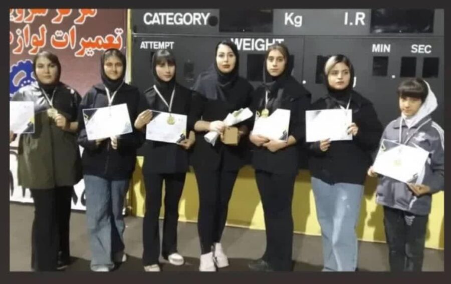 ۶ قهرمانی برای بانوان وزنه‌بردار مراغه در مسابقات تبریز