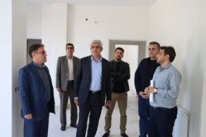 افتتاح قریب‌الوقوع ساختمان جدید انتقال خون مراغه؛ بازدید معاون استاندار از مراحل پایانی پروژه