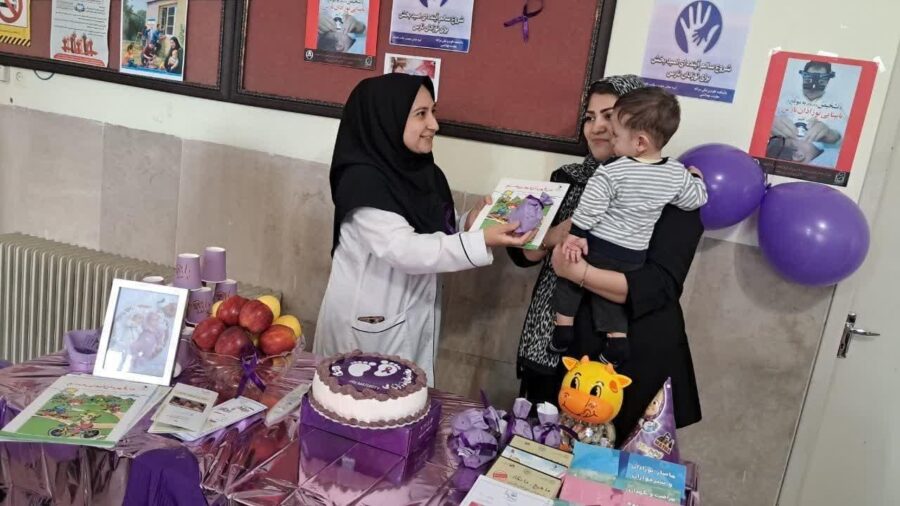 گرامیداشت روز جهانی نوزاد نارس در مراکز خدمات سلامت مراغه برگزار شد