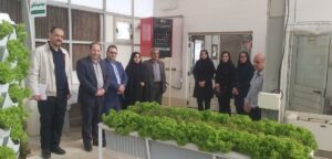 بازدید مسئولان جهاد کشاورزی از کشت‌های نوین دانشگاه مراغه