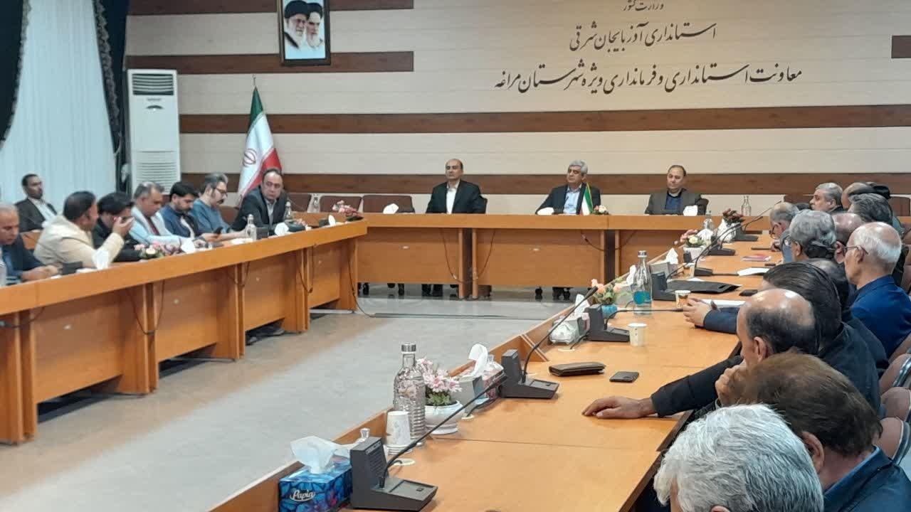 برگزاری نشست دوستانۀ اهالی فرهنگ و هنر با فرماندار ویژه مراغه