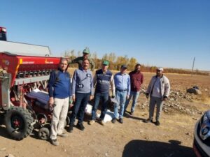 مراغه میزبان اجرای طرح پایداری تولید در اراضی دیم