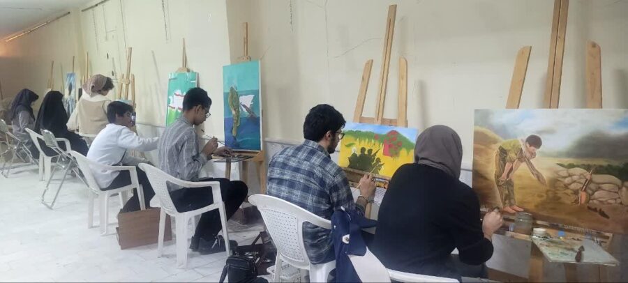 برگزاری کارگاه آموزشی هنری در مراغه