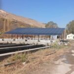 اولین پنل خورشیدی در مزرعه پرورش ماهی آذربایجان شرقی احداث شد