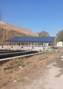 اولین پنل خورشیدی در مزرعه پرورش ماهی آذربایجان شرقی احداث شد