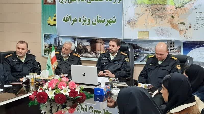 فرمانده انتظامی مراغه: توسعه آینده پلیس با همکاری دانشگاهیان ممکن است