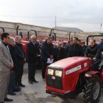 بهره‌برداری از تراکتورهای باغی در مراغه برای حمایت از باغداران