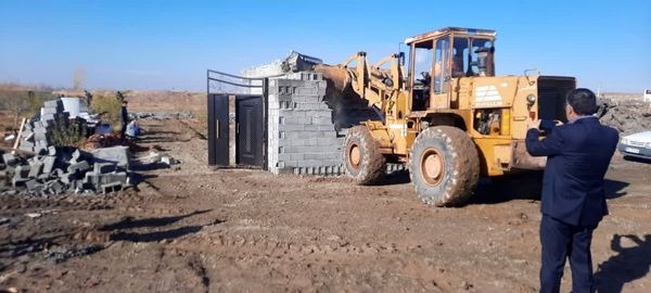 آزادسازی ۳ هزار مترمربع اراضی کشاورزی در مراغه