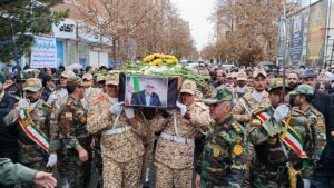 تشییع فرماندار شهرستان مراغه با حضور اقشار مختلف برگزار شد