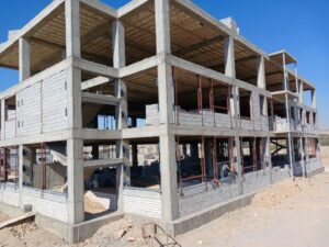 پیشرفت طرح خوابگاه متأهلین دانشگاه مراغه مطابق با برنامه زمان‌بندی