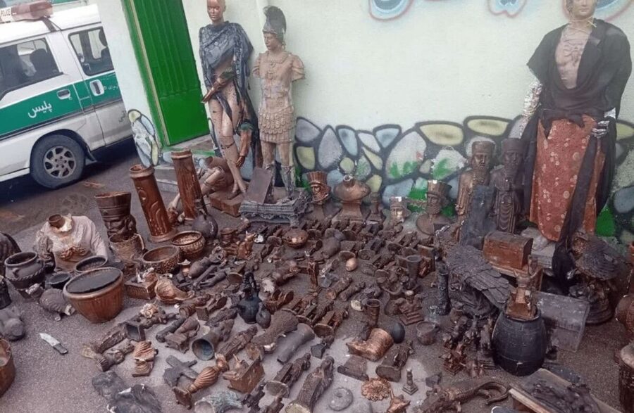 ضبط ۱۷۵ قطعه اشیای تاریخی جعلی در مراغه