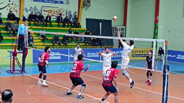 قهرمانی قزوین در دور برگشت مسابقات والیبال کشور در مراغه