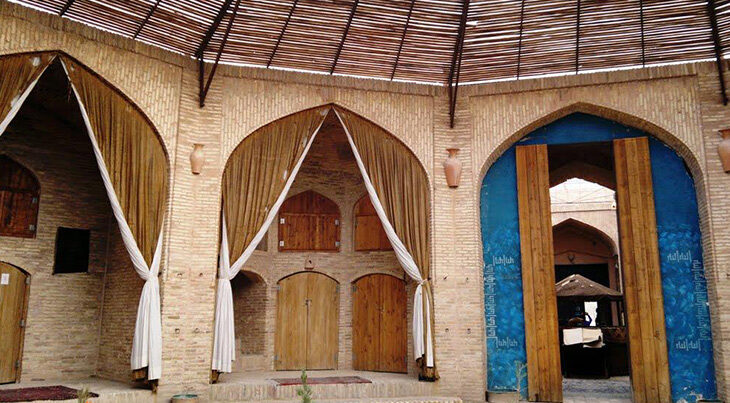 کاروانسرای زینالدین یزد؛ تنها کاروانسرای مدور ایران در دل کویر