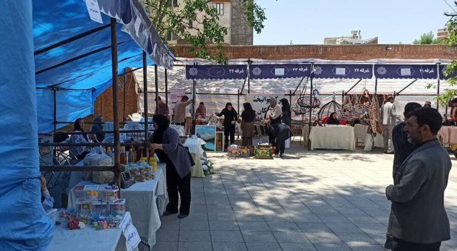 گشایش نمایشگاه توانمندی‌های مشاغل خانگی بانوان مراغه با عنوان «هزار میدان، هزار بازار»