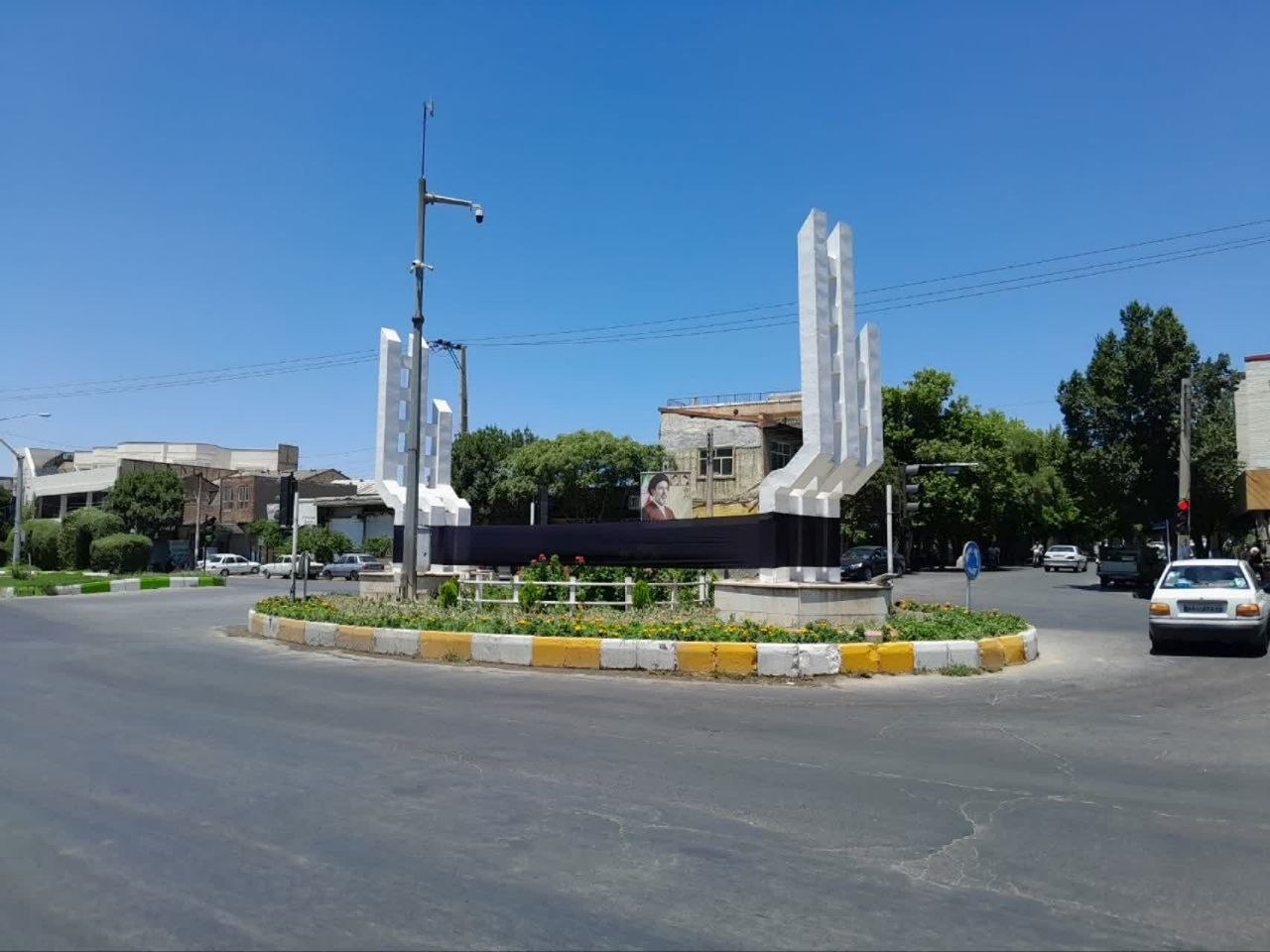 فضاسازی مراغه برای بدرقه پیکر امام شهید