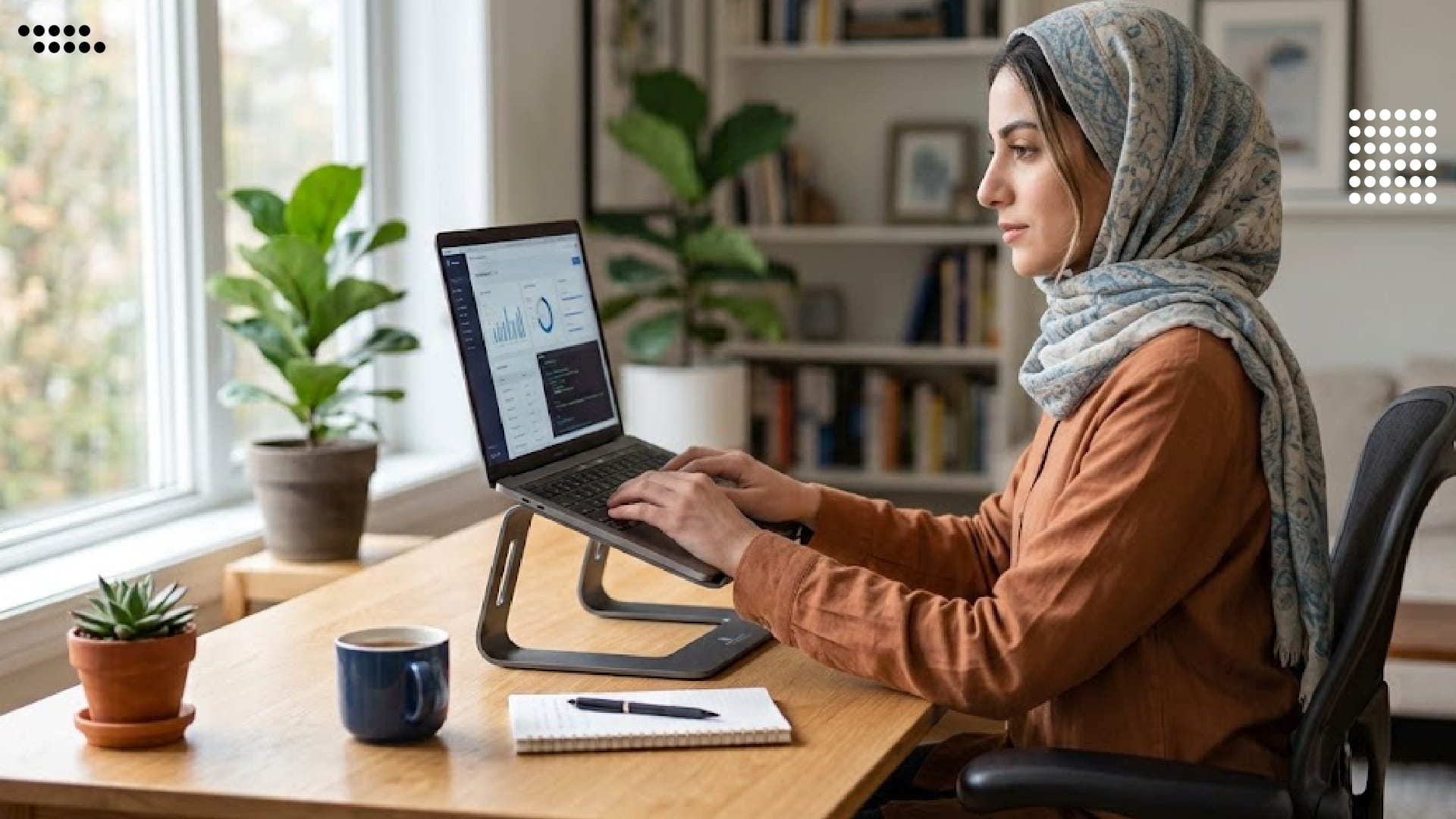 چگونه فضای کار با لپ‌تاپ را حرفه‌ای‌تر و سالم‌تر کنیم؟ ۷ راهکار برای استفاده بهتر از لپ‌ تاپ