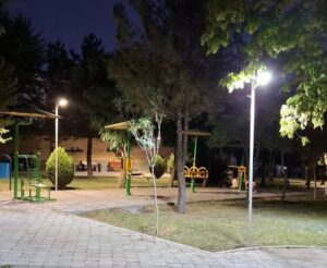 پارک ایثار مراغه؛ روشنایی در مسیر بهسازی