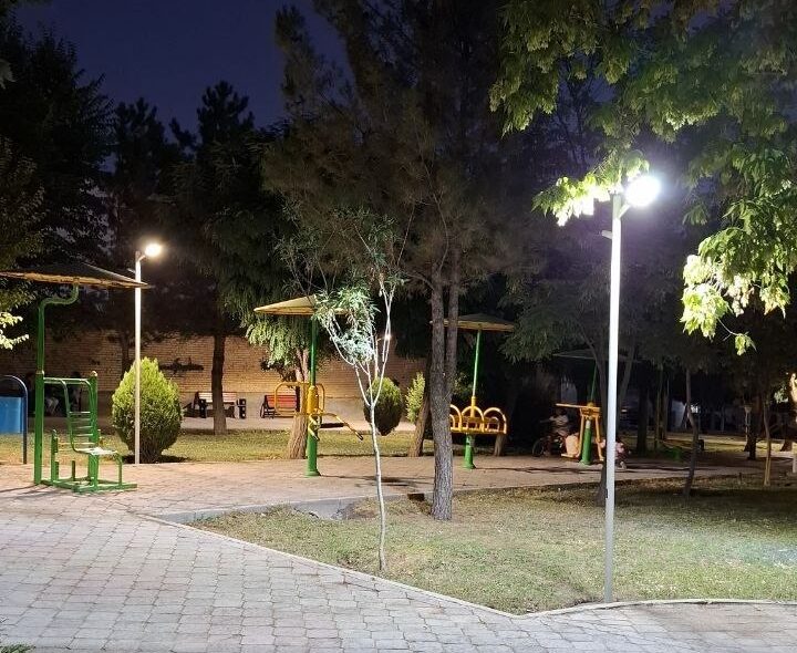 پارک ایثار مراغه؛ روشنایی در مسیر بهسازی